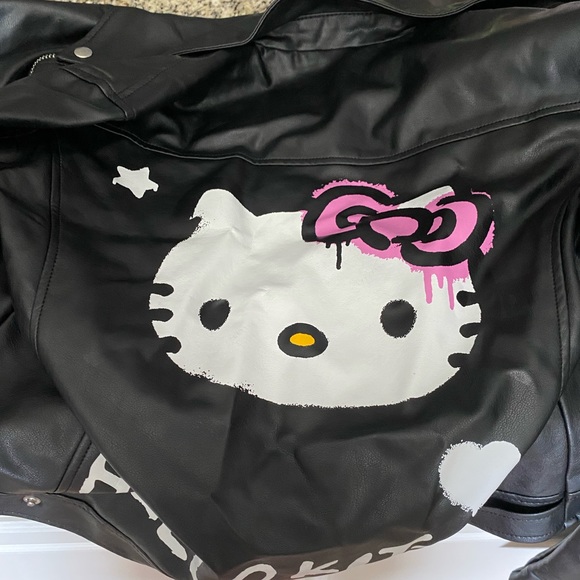 Hello kitty forever21 Moto jacket size small. NWT. - Picture 7 of 8
